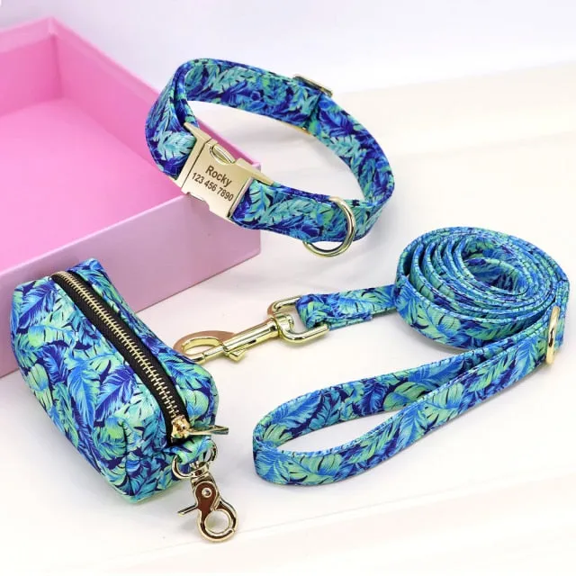 Fascinating Florals: Collars And Leashes | Personalized